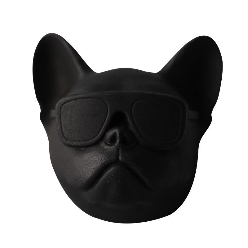 Dog wearing glasses Candle Mould Bulldog silicone candle Mould Candles Moulds