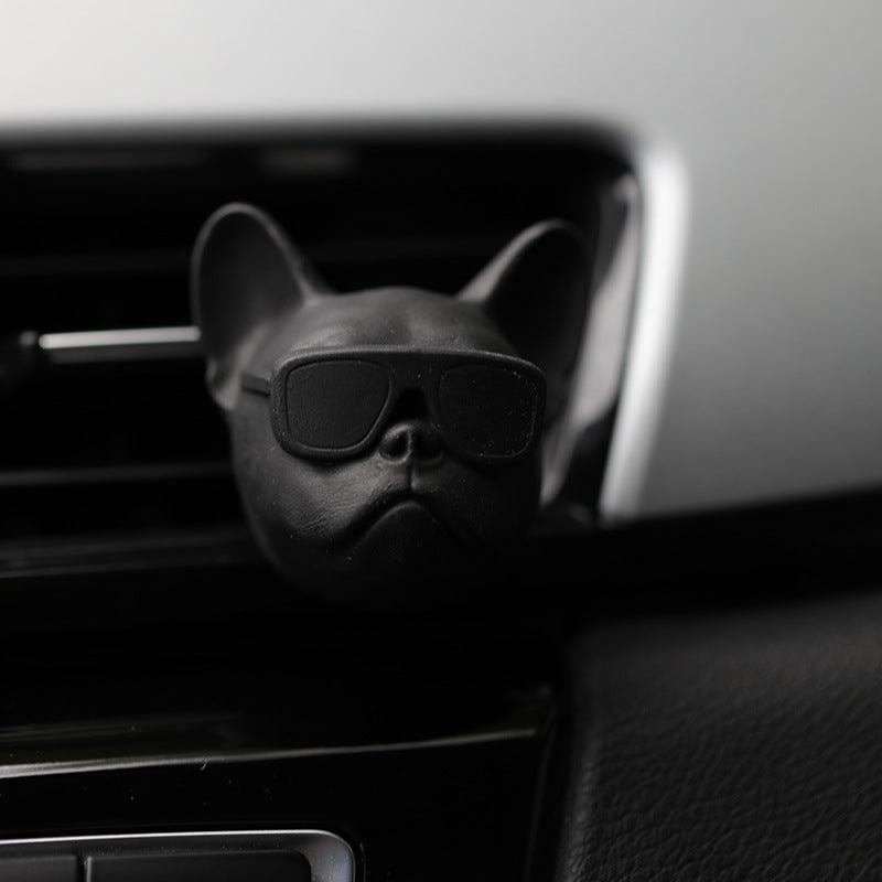 Dog wearing glasses Candle Mould Bulldog silicone candle Mould Candles Moulds