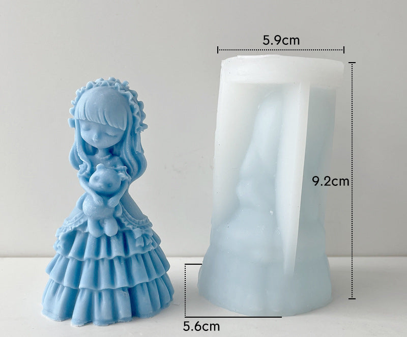 Doll Up Your Candle Collection: Create Unique Doll Ornament Candles with a Silicone Mould Candles Moulds