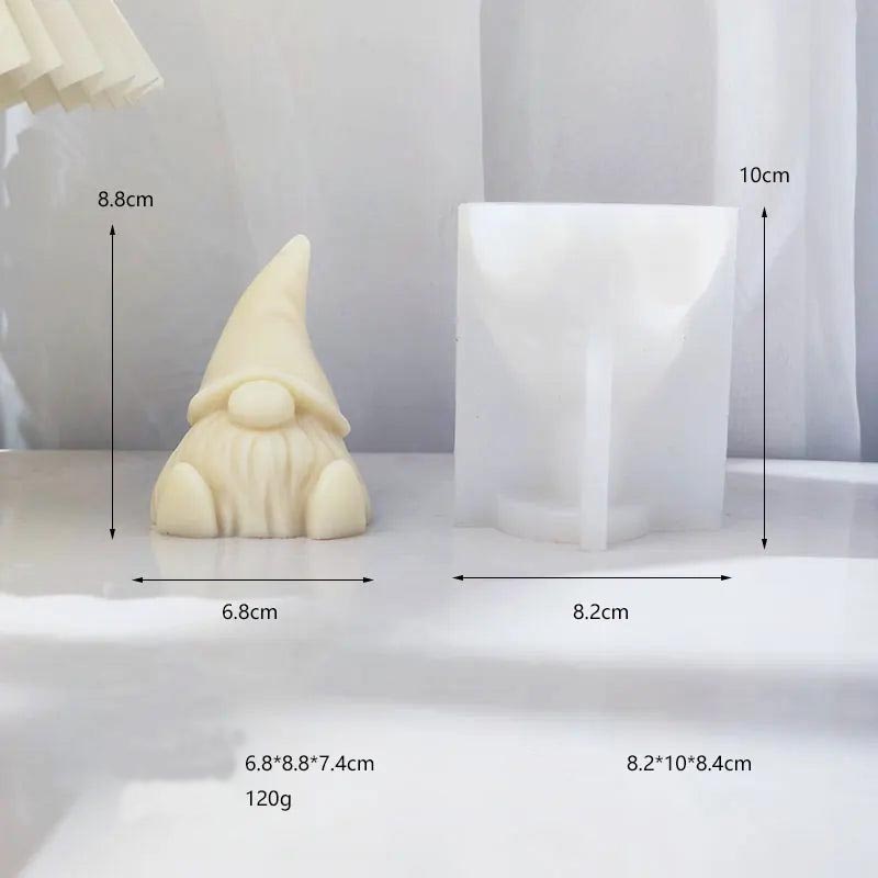 Dwarf figurine Silicone Candle Mould