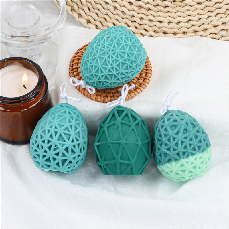 Easter Egg Silicone Candle Mould - Create Beautiful Patterned Candles for the Holiday Season Candles Moulds