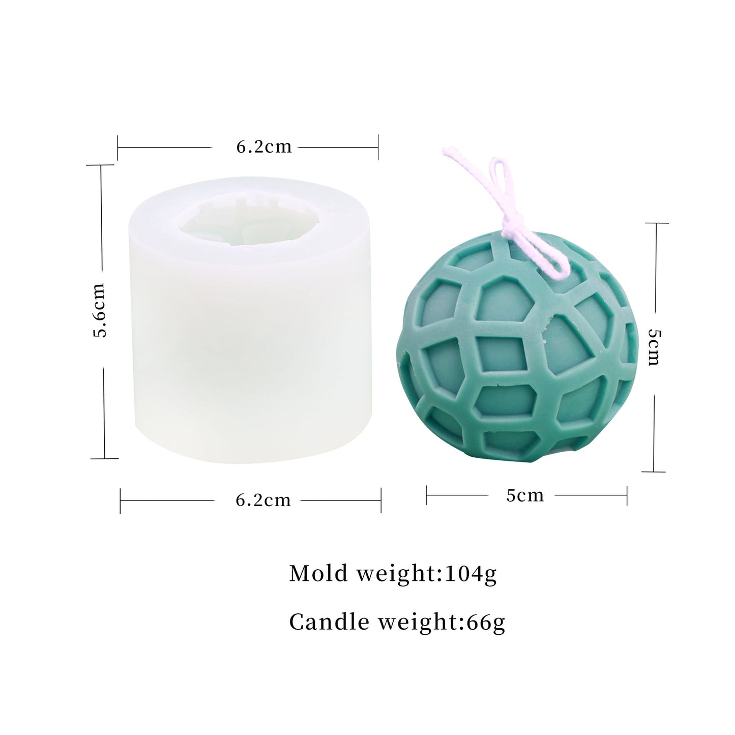 Easter Egg Silicone Candle Mould - Create Beautiful Patterned Candles for the Holiday Season Candles Moulds