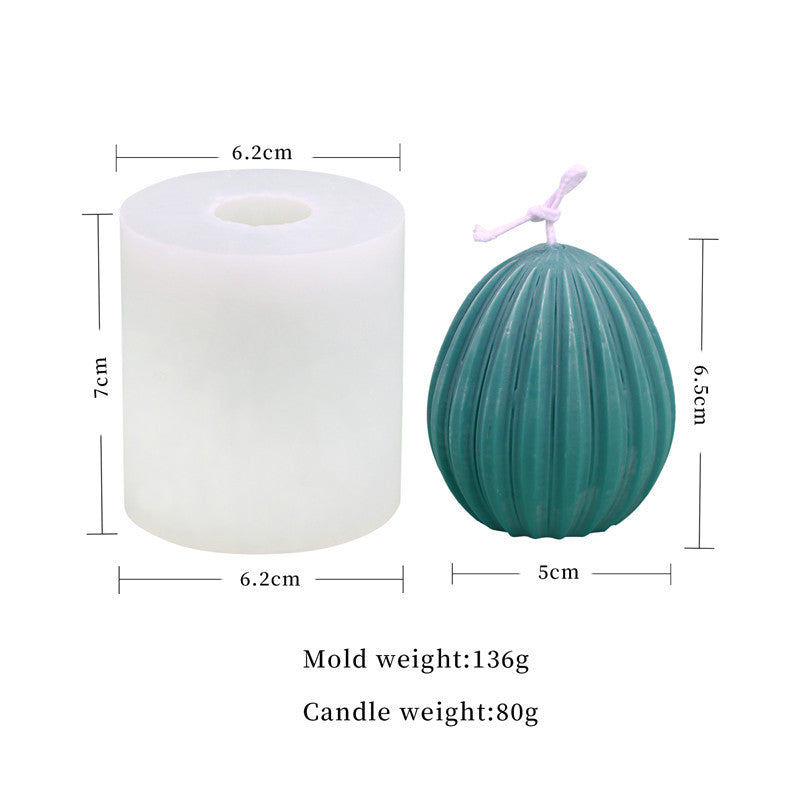 Easter Egg Silicone Candle Mould - Create Beautiful Patterned Candles for the Holiday Season Candles Moulds