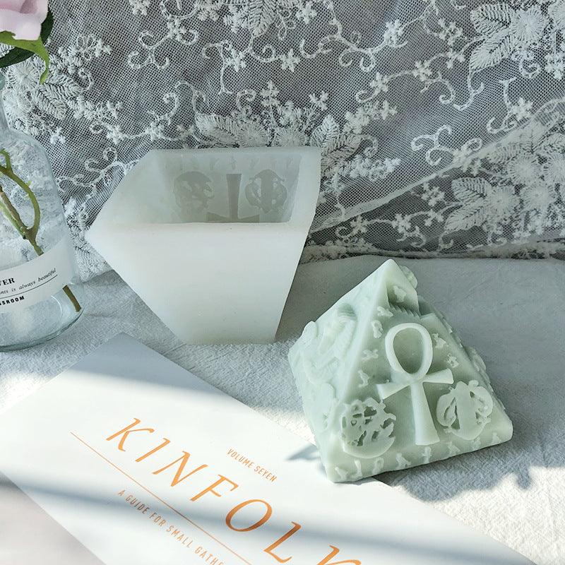 Egyptian Pyramid Candle Mould - Mystical One Eye Design Candles Moulds