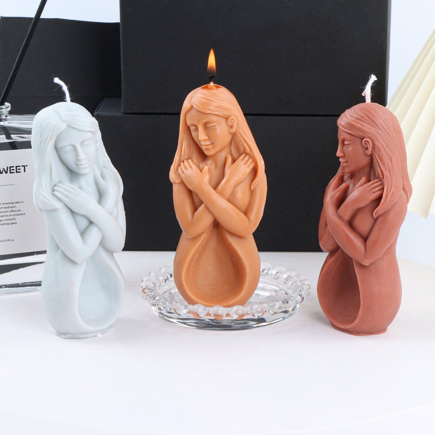 Embrace Self-Love with Our Self Hug Woman Body Silicone Candle Mould Candles Moulds