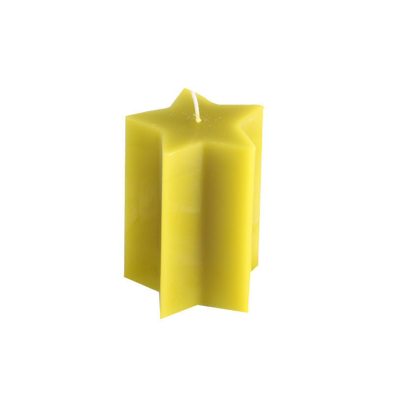 Five-Pointed Star Cylindrical Candle Mould Candles Moulds
