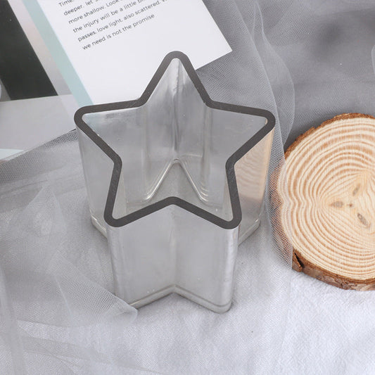 Five-Pointed Star Cylindrical Candle Mould Candles Moulds