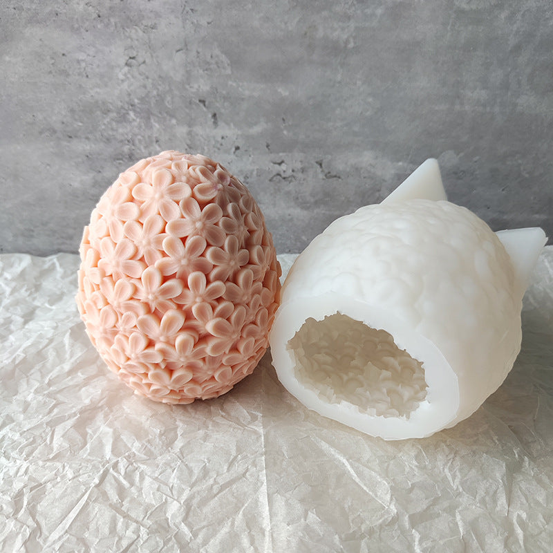 Floral Easter Egg Candle Mould Candles Moulds