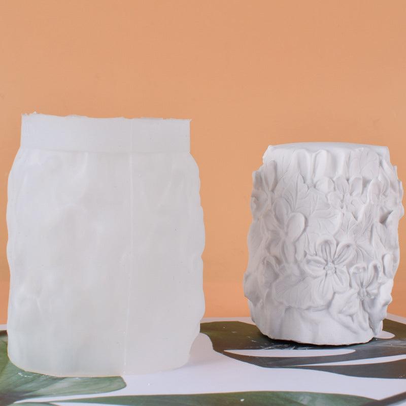 Flower head crown girl Candle Mould Candles Moulds