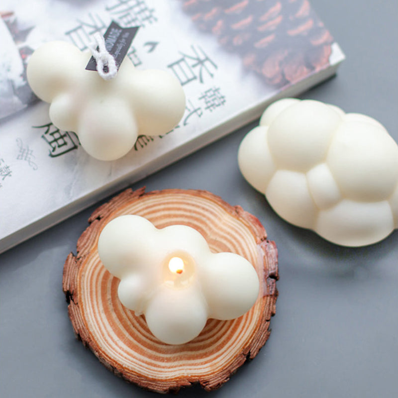 Fluffy Cloud Candle Mould - Create Dreamy Candles for a Relaxing Ambiance Candles Moulds