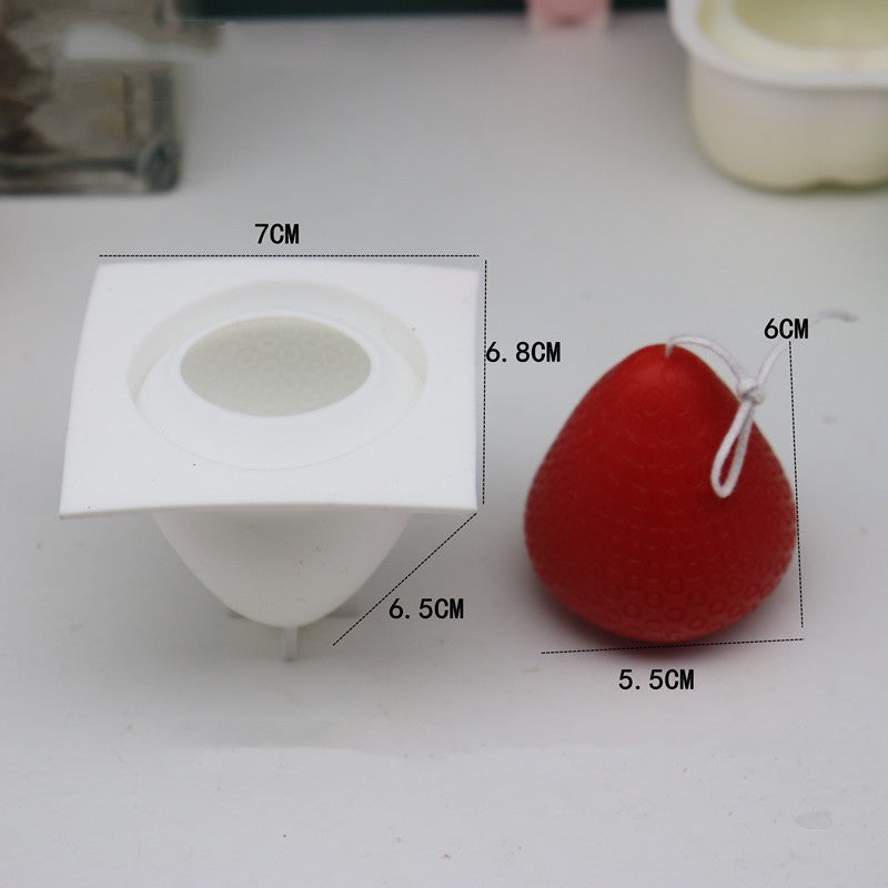 Fruit-Shaped Silicone Candle Moulds for Creative Home Décor Candles Moulds