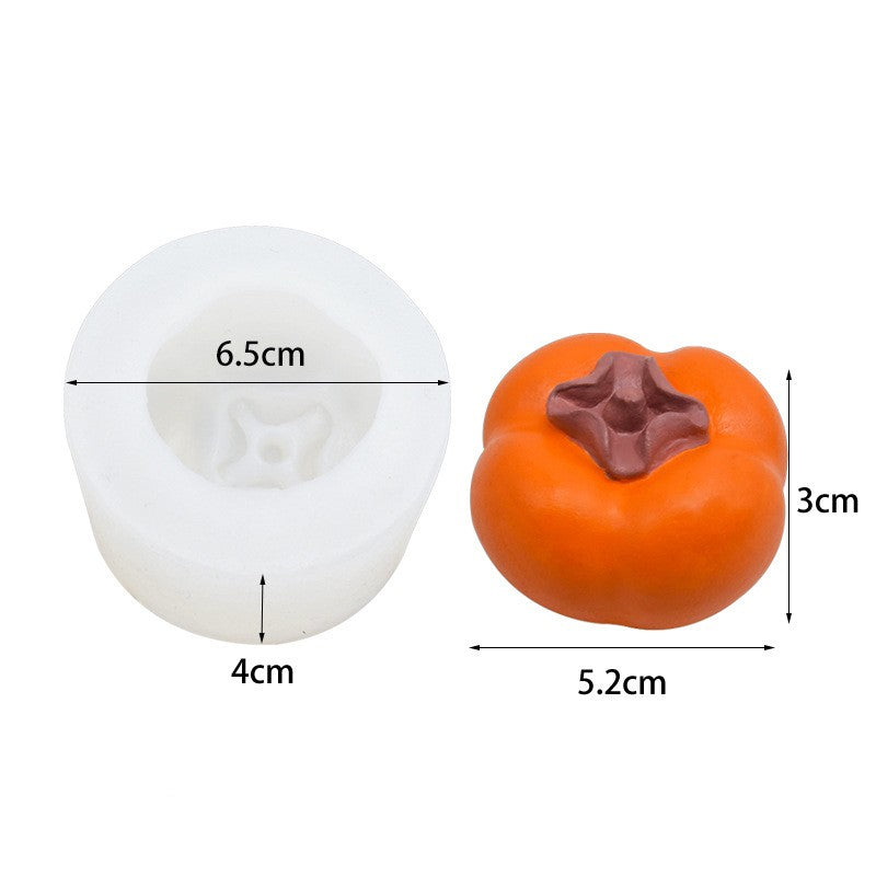 Fruit-Shaped Silicone Candle Moulds for Creative Home Décor Candles Moulds
