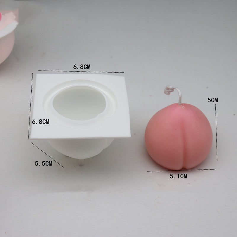 Fruit-Shaped Silicone Candle Moulds for Creative Home Décor Candles Moulds