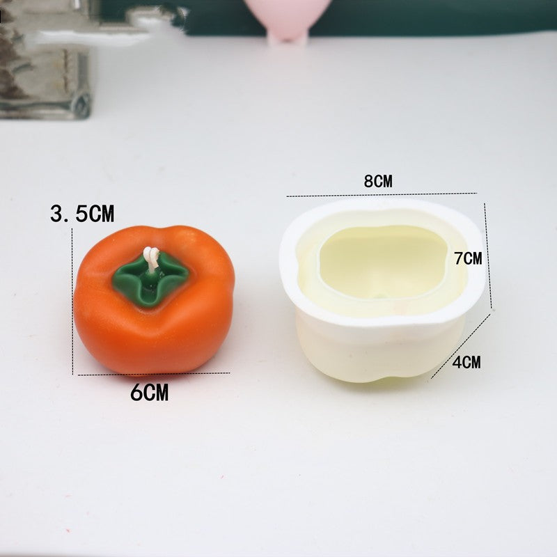 Fruit-Shaped Silicone Candle Moulds for Creative Home Décor Candles Moulds