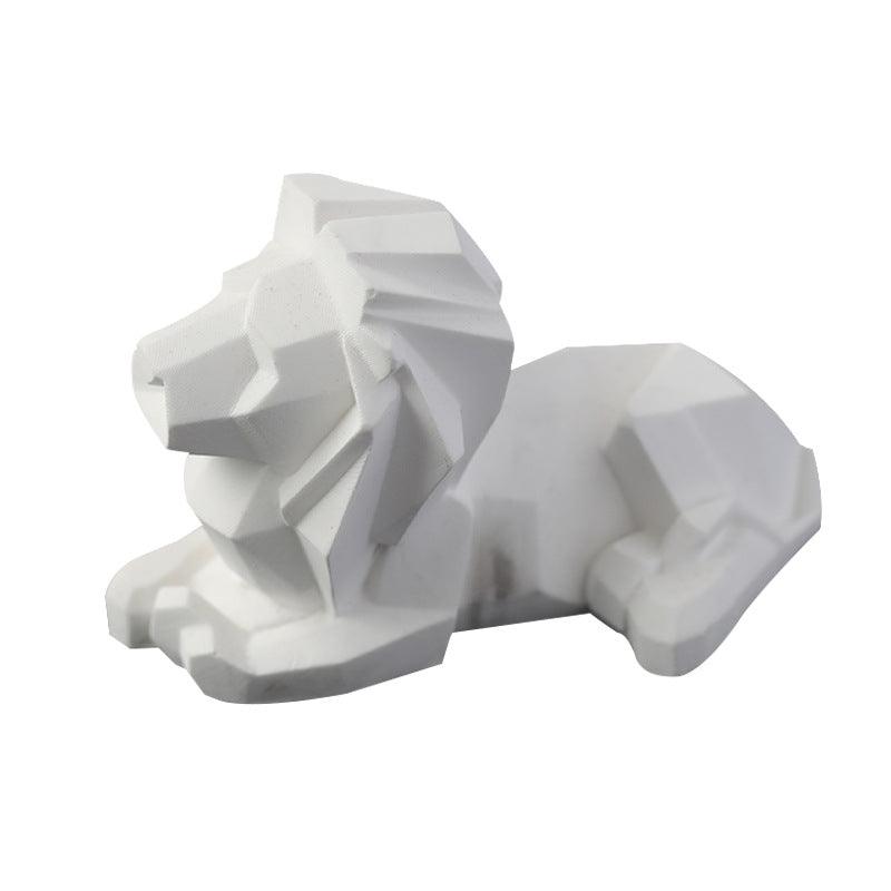 Geometric Ornaments Lion Home Decoration Candle Mould Candles Moulds