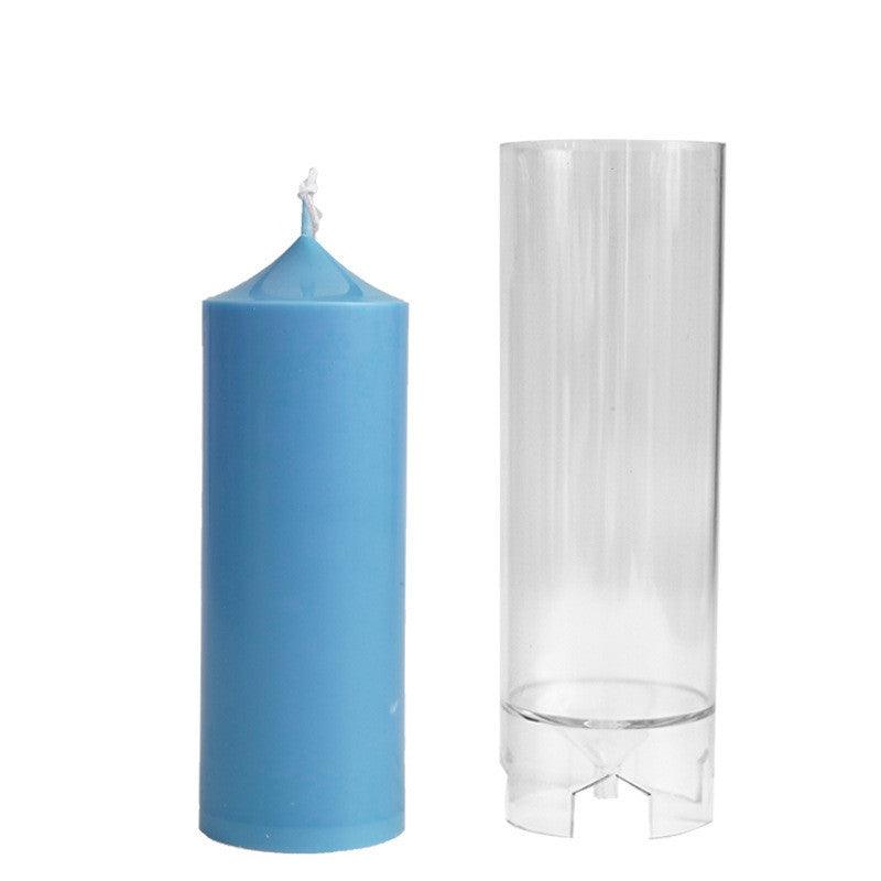 Geometric Pinstripe Apex Candle Plastic Mould Candles Moulds