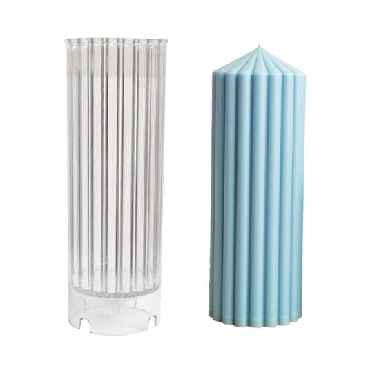Stripe Pillar Candle Mould