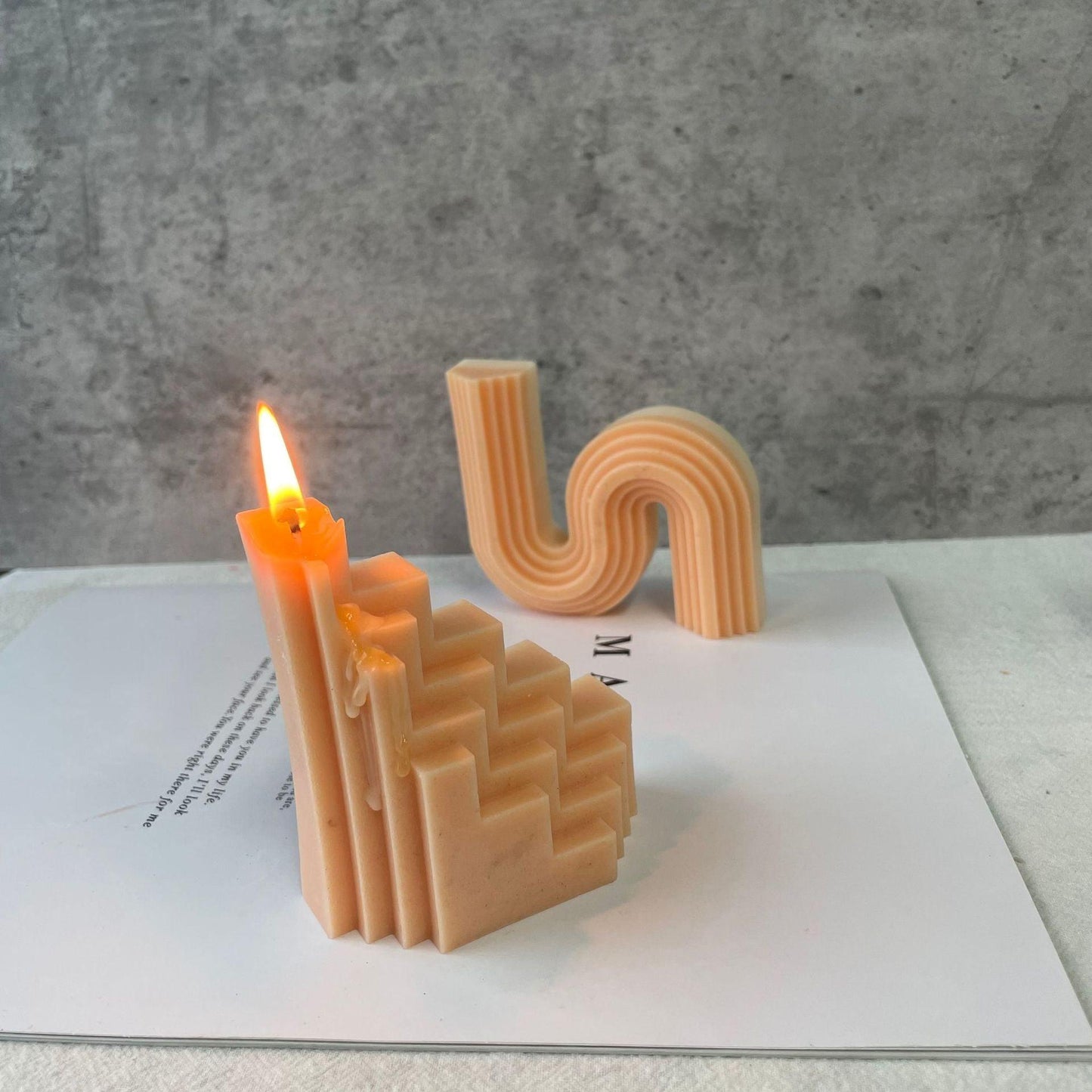 Geometric Shapes Silicone Candle Mould | DIY Candle Making Candles Moulds