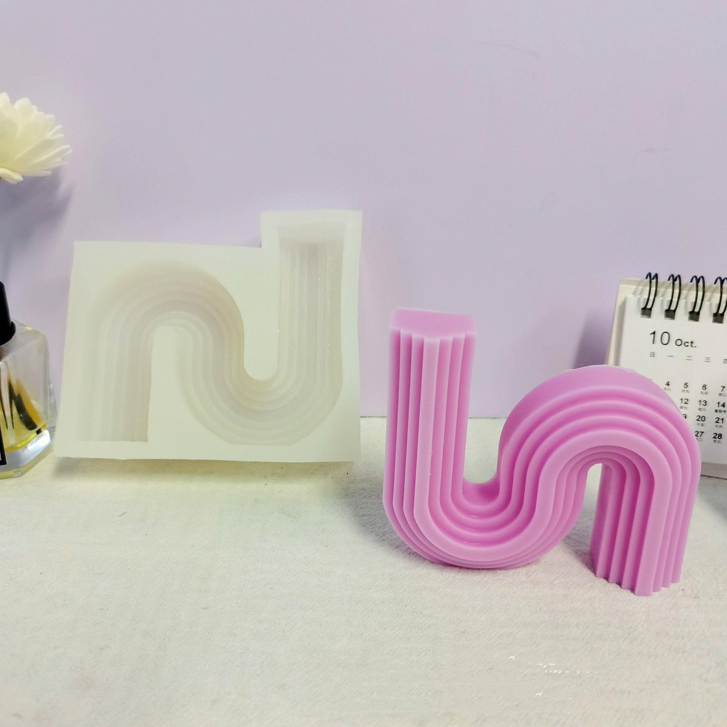 Geometric Shapes Silicone Candle Mould | DIY Candle Making Candles Moulds