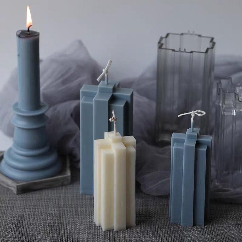 Geometric Tower Candle Mould Candles Moulds
