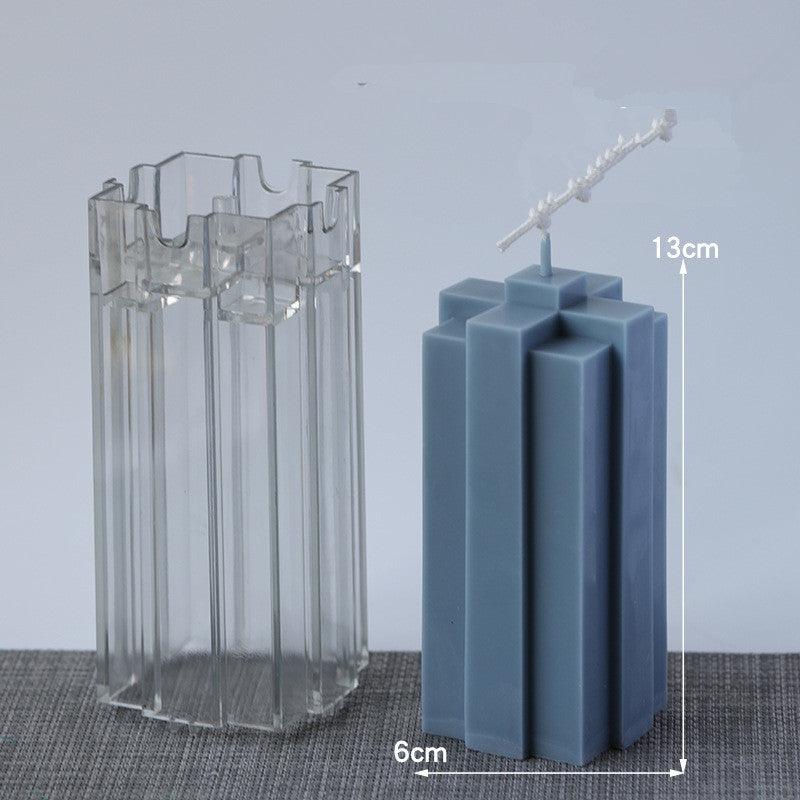Geometric Tower Candle Mould Candles Moulds