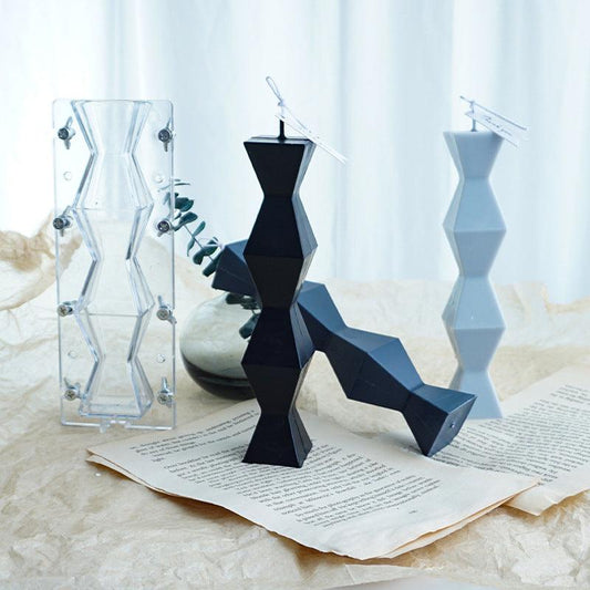 Geometric abstract candle Mould Candles Moulds