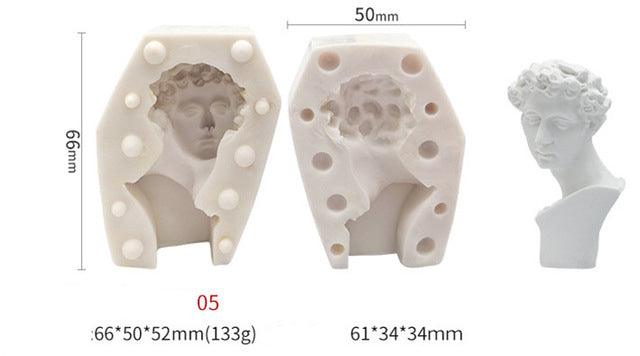 Greek Mythology Figurines Statue Sculpture Candle Mould Candles Moulds