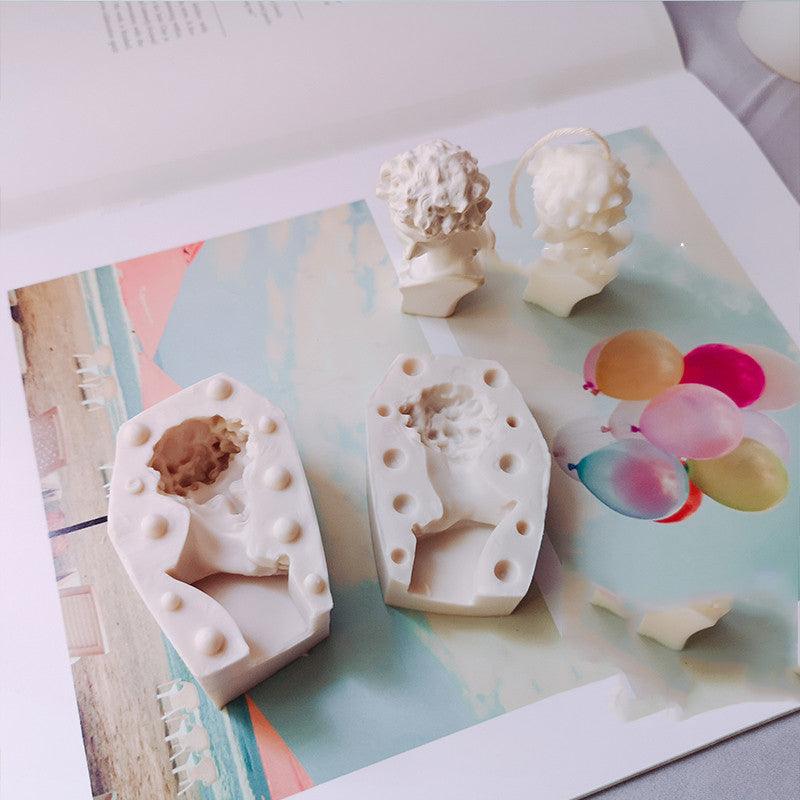 Greek Mythology Figurines Statue Sculpture Candle Mould Candles Moulds