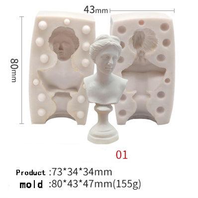 Greek Mythology Figurines Statue Sculpture Candle Mould Candles Moulds