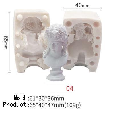 Greek Mythology Figurines Statue Sculpture Candle Mould Candles Moulds