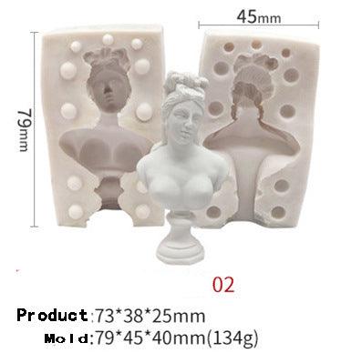 Greek Mythology Figurines Statue Sculpture Candle Mould Candles Moulds