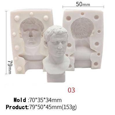 Greek Mythology Figurines Statue Sculpture Candle Mould Candles Moulds