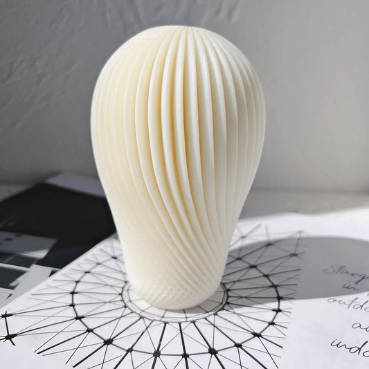 Spiral Balloon Design Silicone Candle Mould