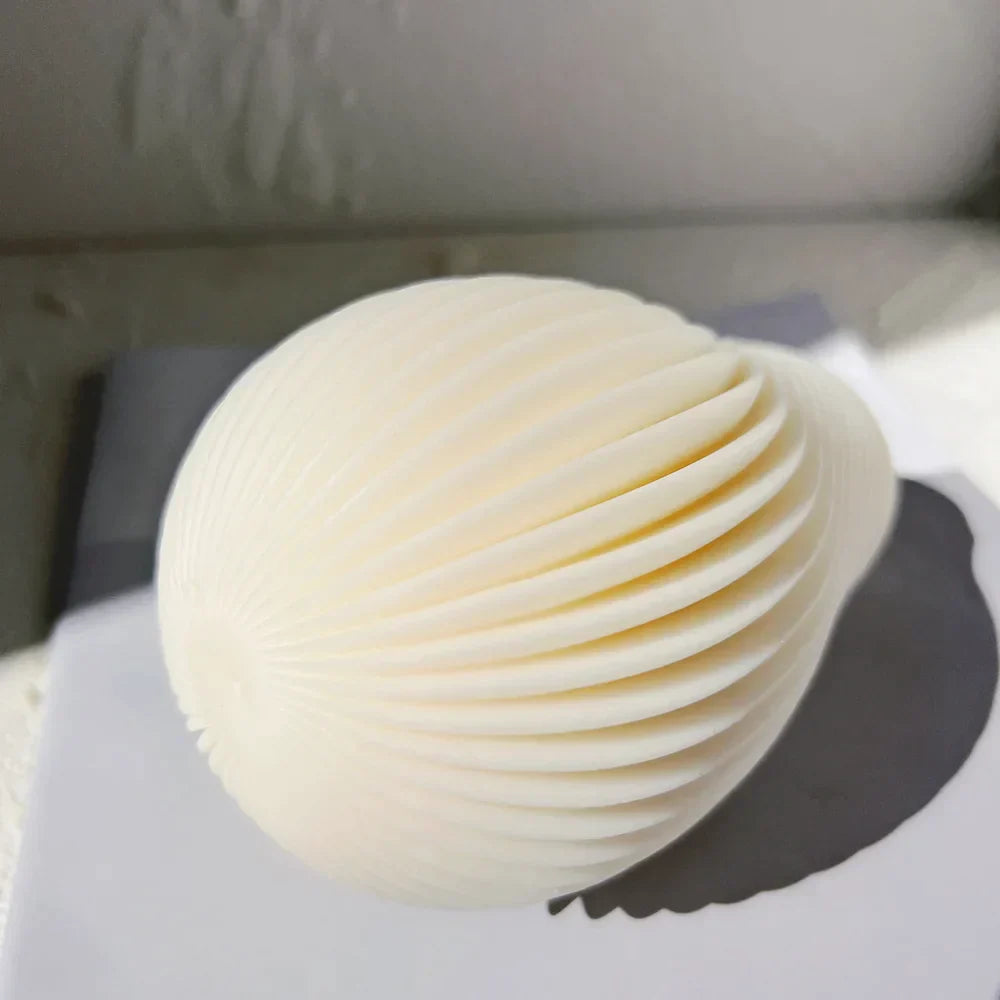 Spiral Balloon Design Silicone Candle Mould