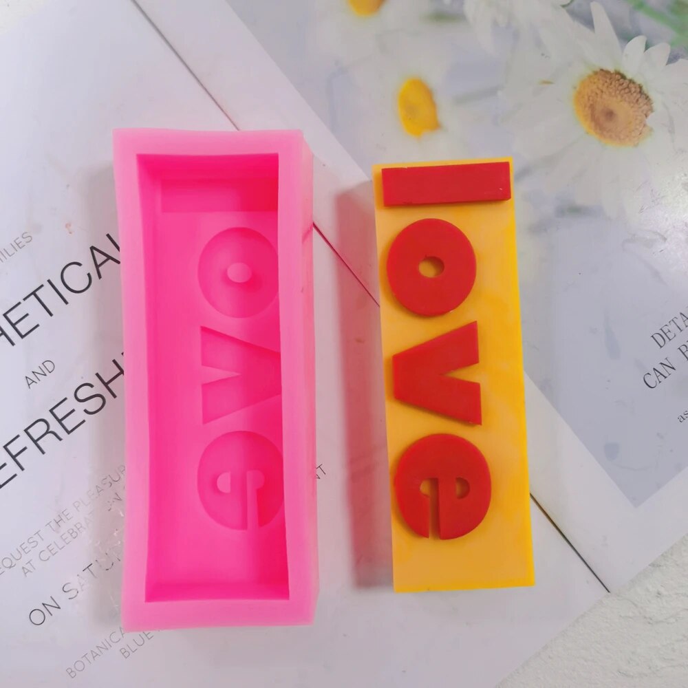 DIY 16 Designs Extra Babe Mood Words Slogan Candle Silicone Mould