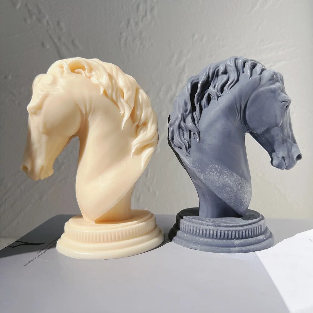 Horse Head Candle Mould