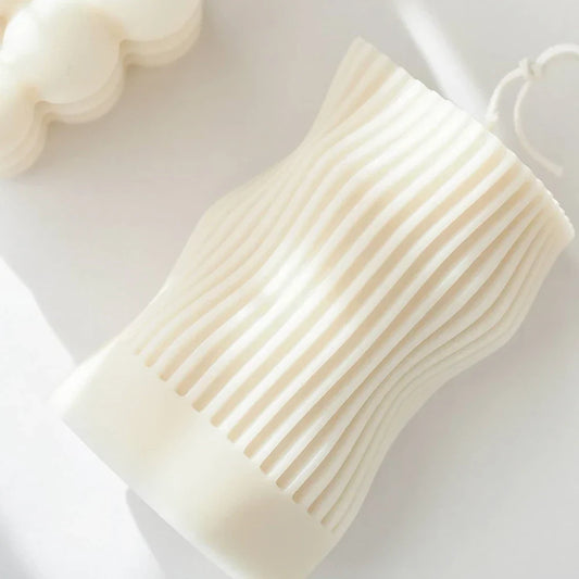 Wavy Column Candle Mould