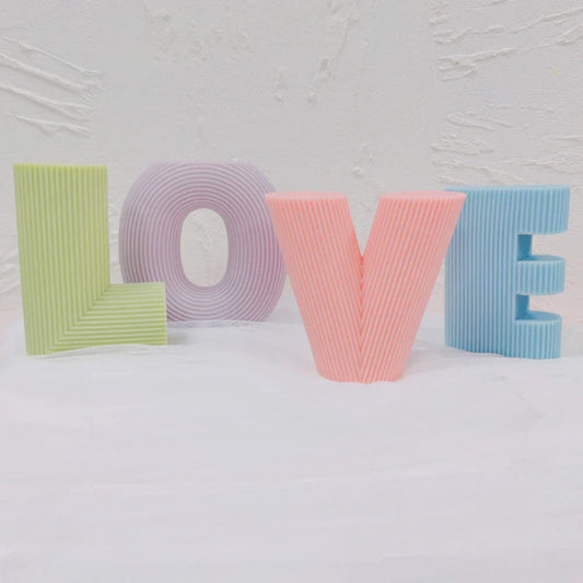 Love Letter Candle Moulds Silicone