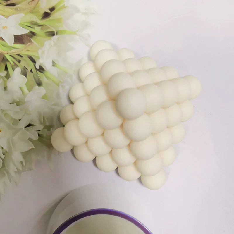 Boho Style Pyramid Bubble Candle Silicone Mould