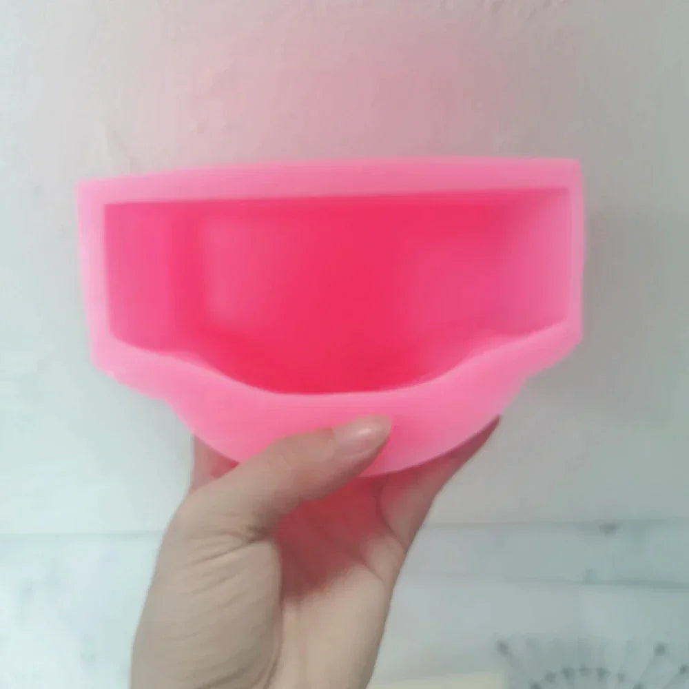 3D Human Body Artistic Face Shape Silicone Candle Mould