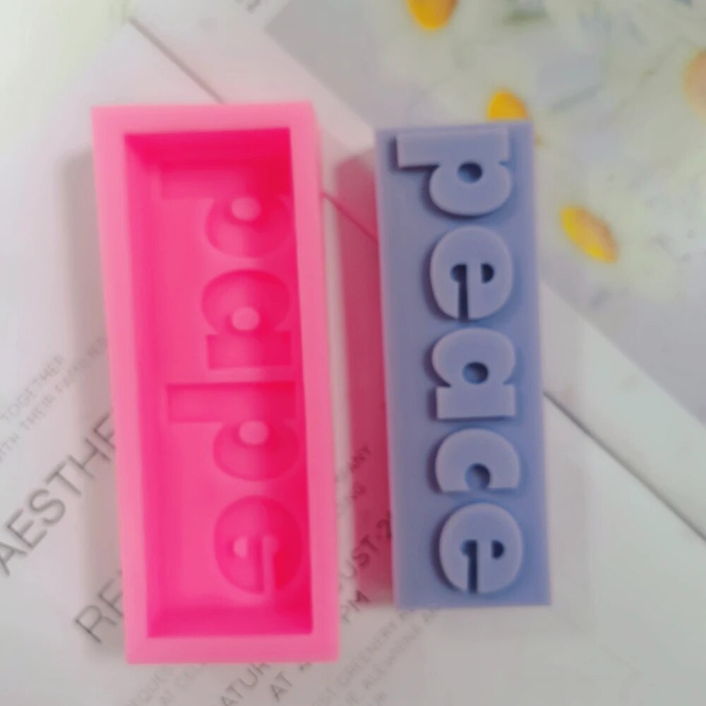DIY 16 Designs Extra Babe Mood Words Slogan Candle Silicone Mould