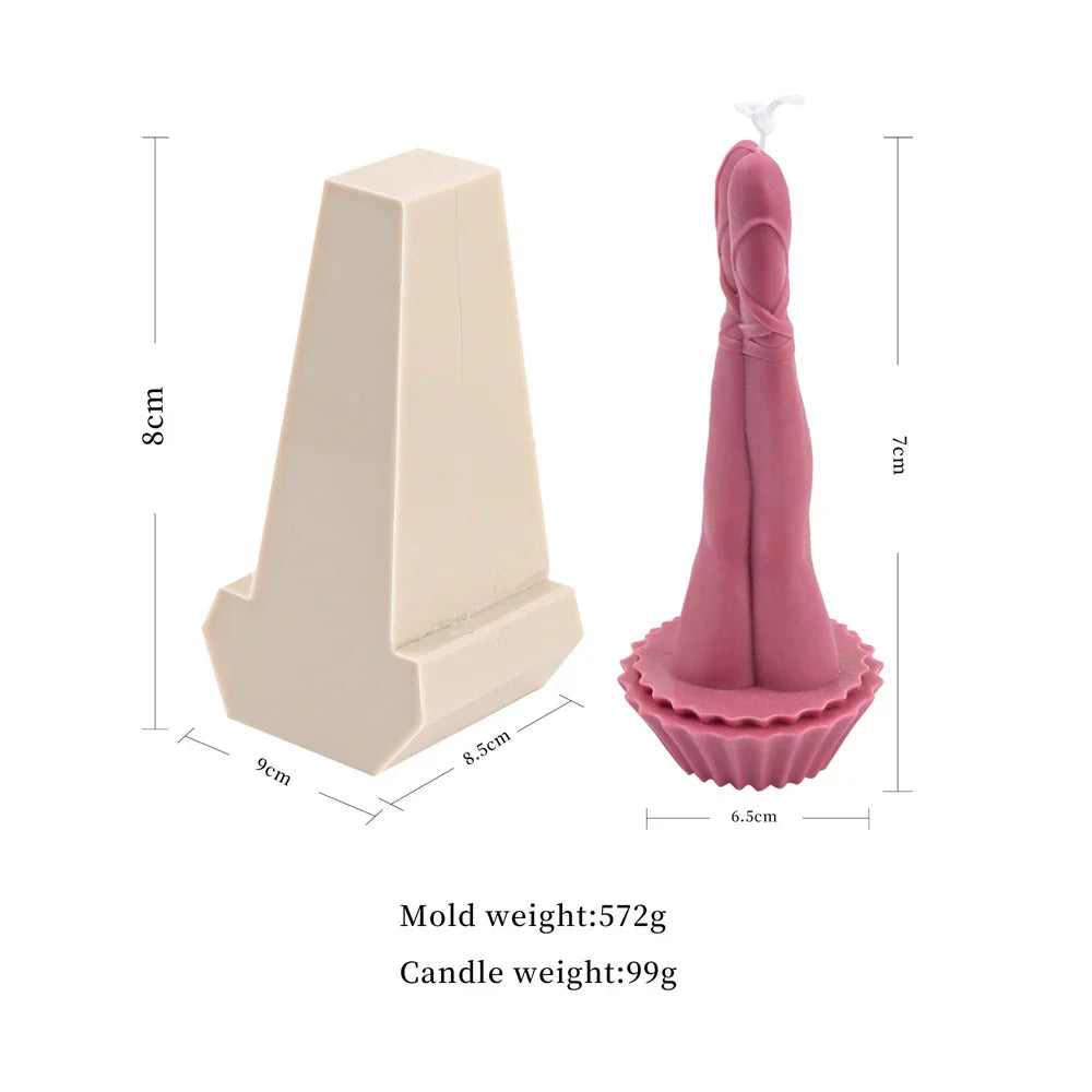 Lady Legs Silicone Candle Mould