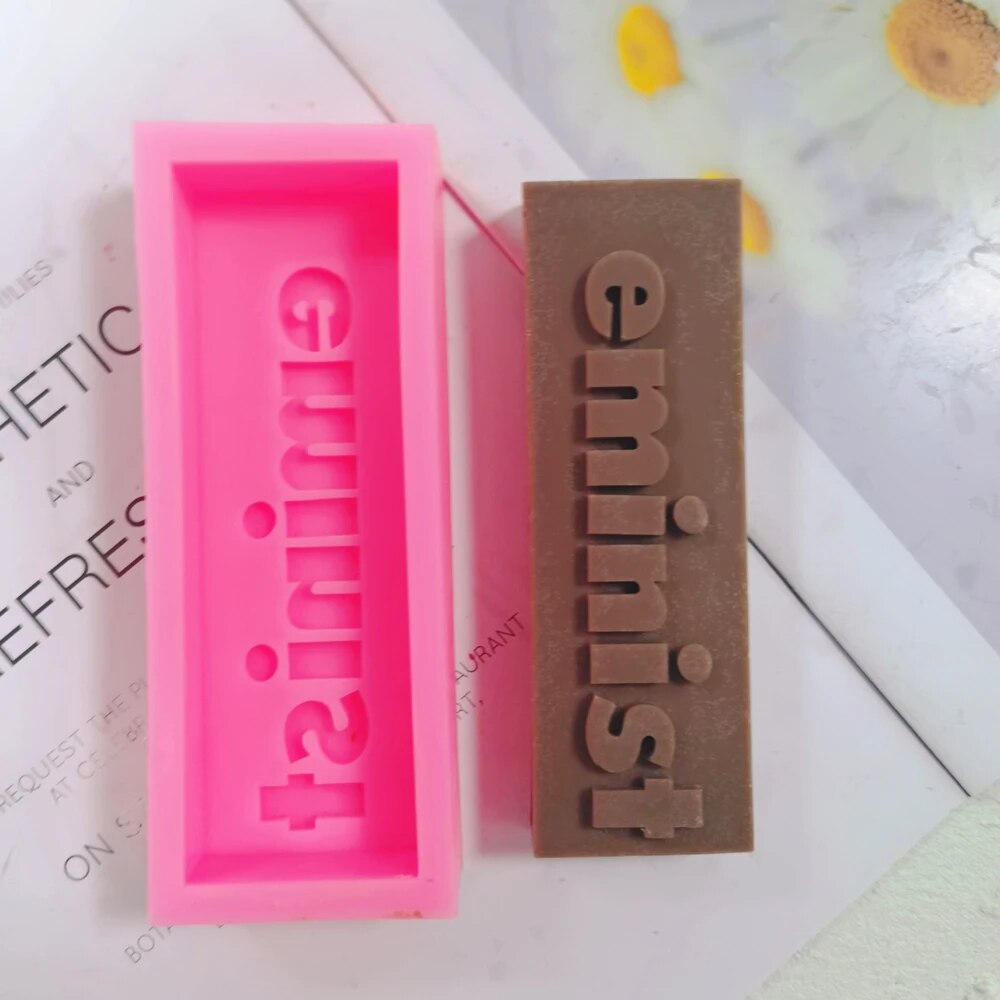 DIY 16 Designs Extra Babe Mood Words Slogan Candle Silicone Mould