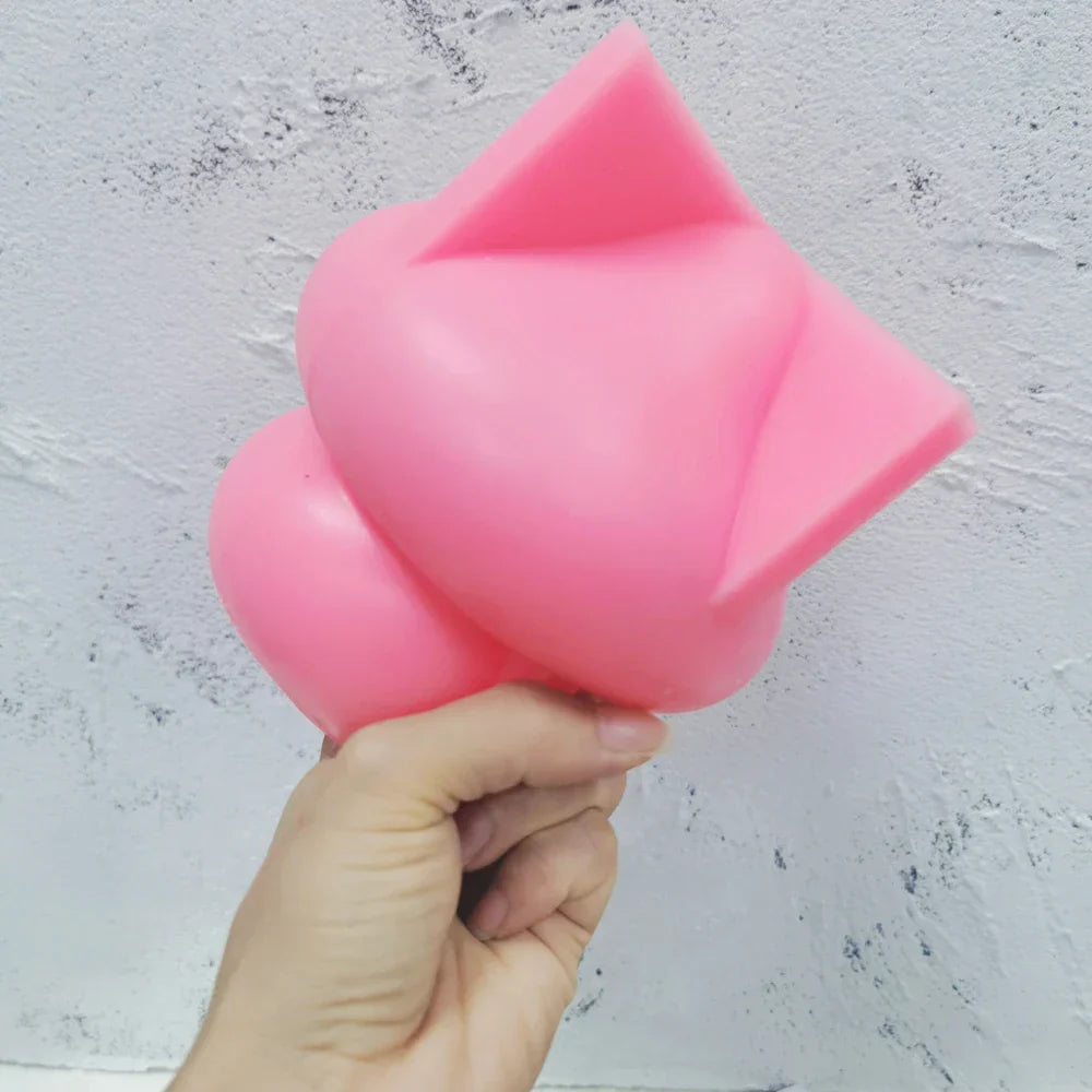Cute Mushroom House Candle Mould - Fairy Gnome Home