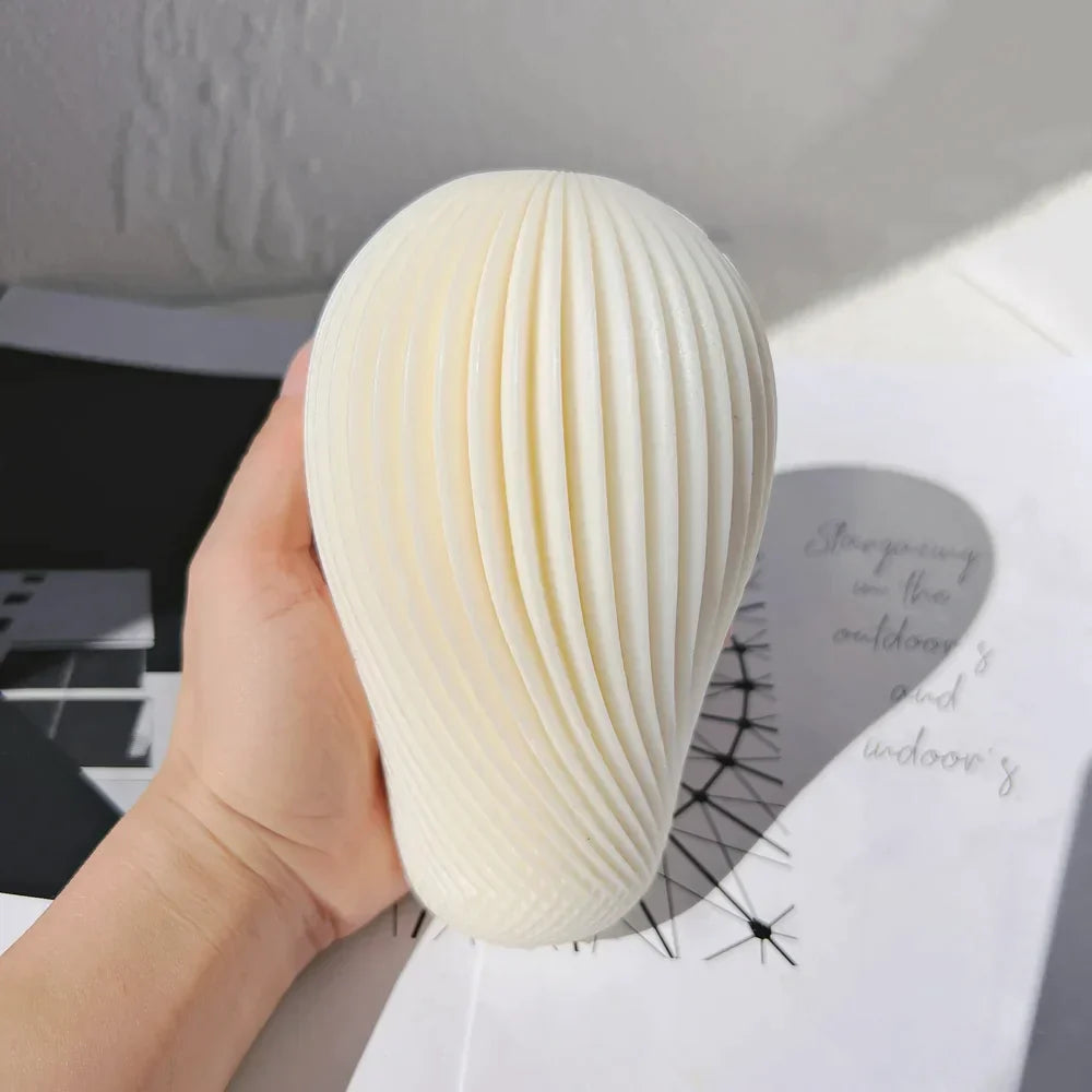 Spiral Balloon Design Silicone Candle Mould