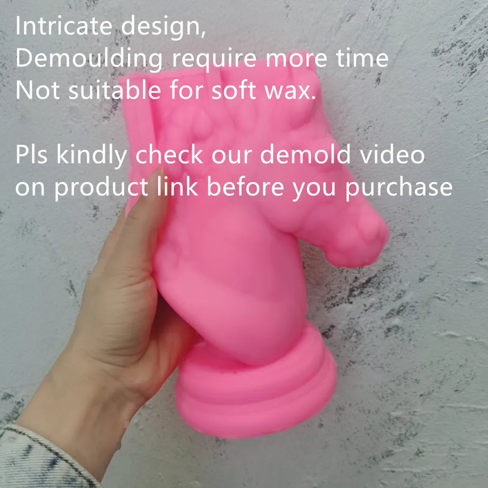 Horse Head Candle Mould