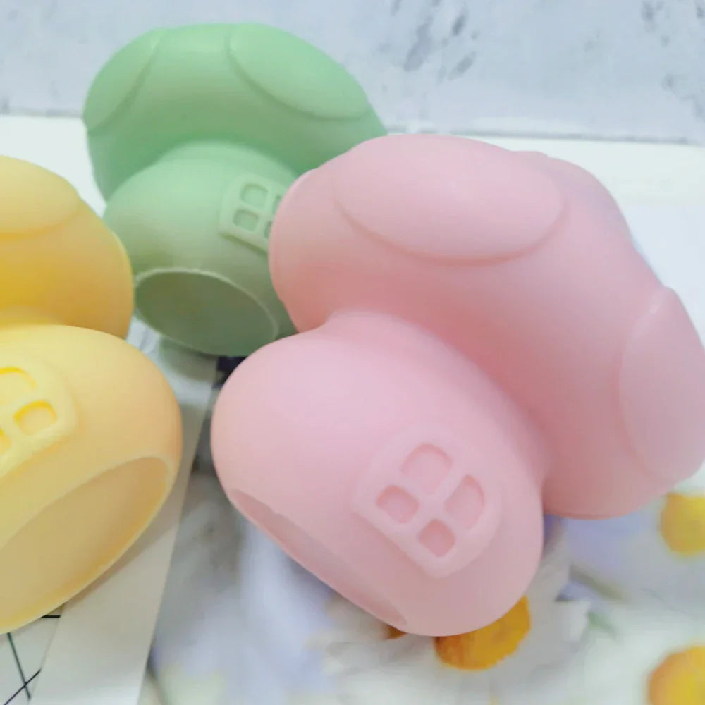 Cute Mushroom House Candle Mould - Fairy Gnome Home