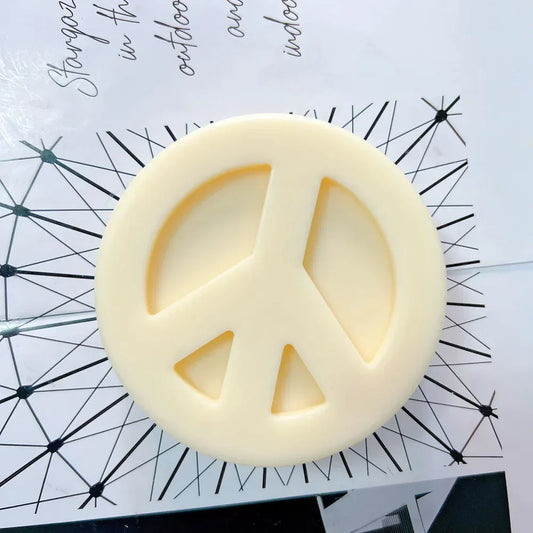Peace Sign Candle Mould