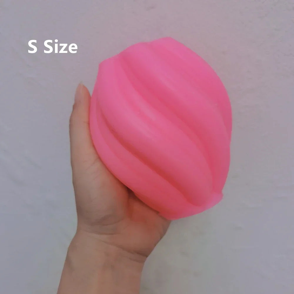 Geometric Wave Twirl Candle Mould