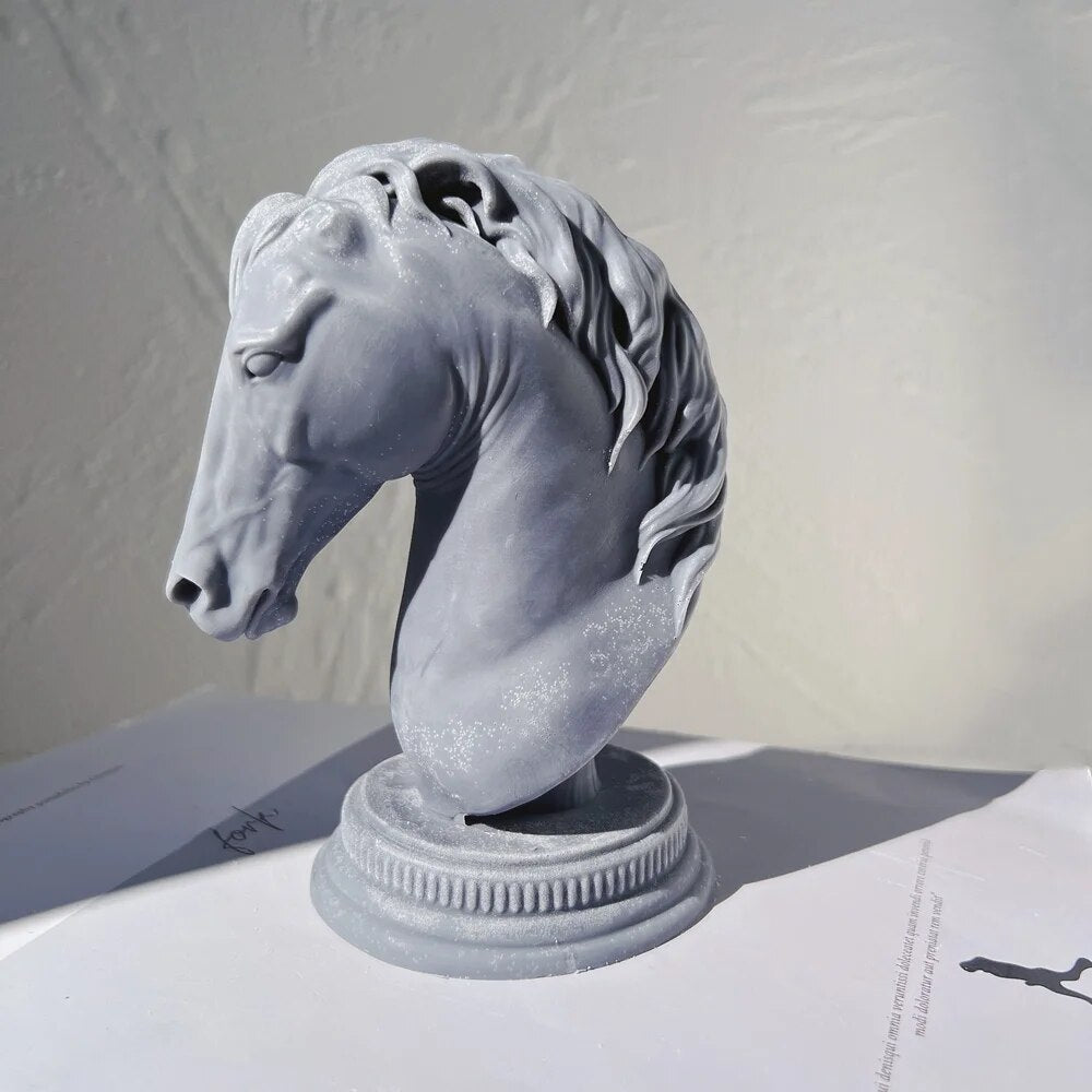 Horse Head Candle Mould